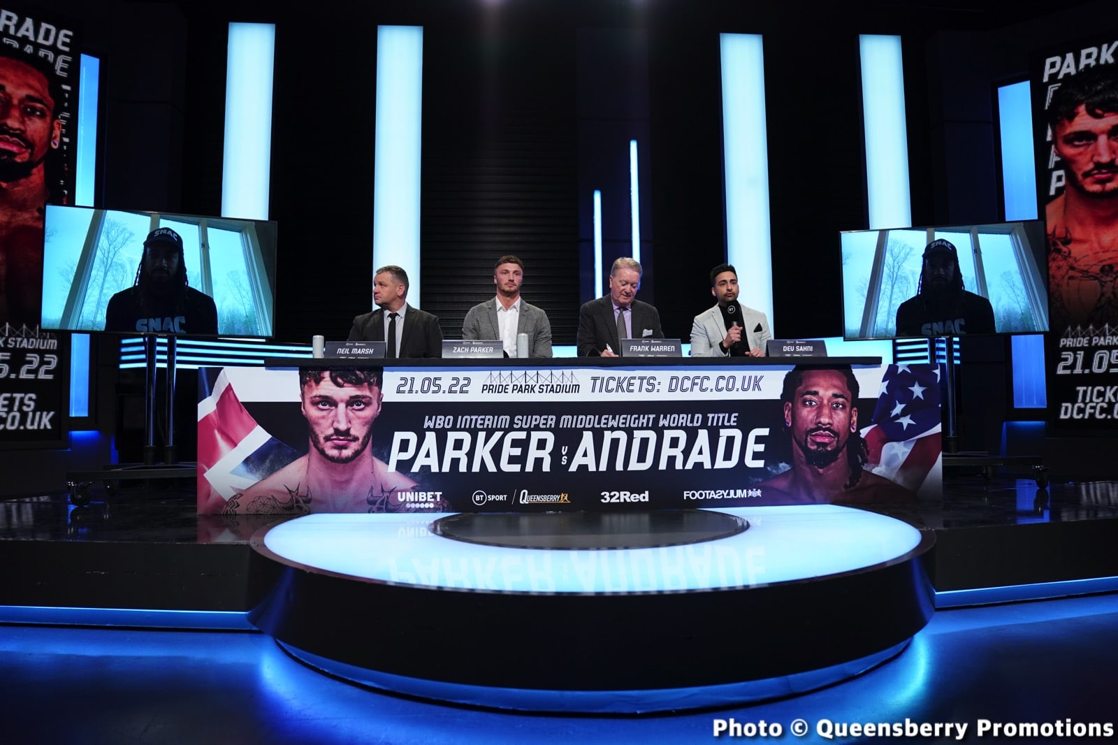 Boxing photo: Demetrius Andrade, zach Parker image Photos / Quotes: Demetrius Andrade vs. Zach Parker - press conference