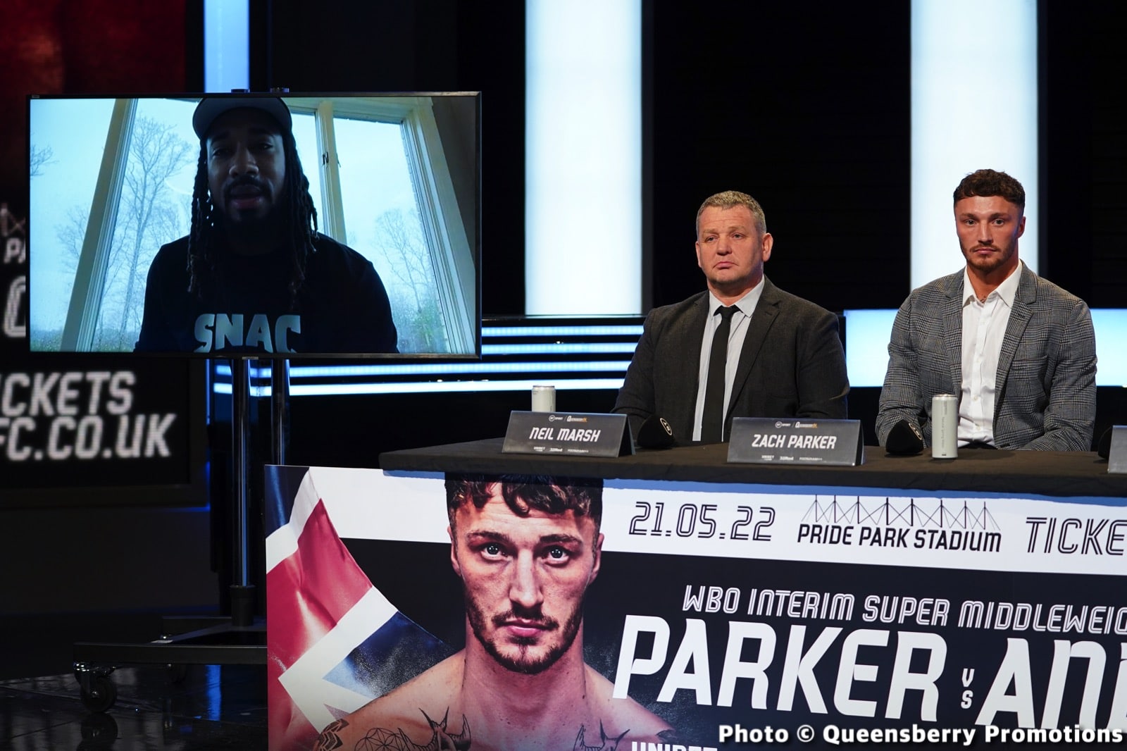 Boxing photo: Demetrius Andrade, zach Parker image Photos / Quotes: Demetrius Andrade vs. Zach Parker - press conference