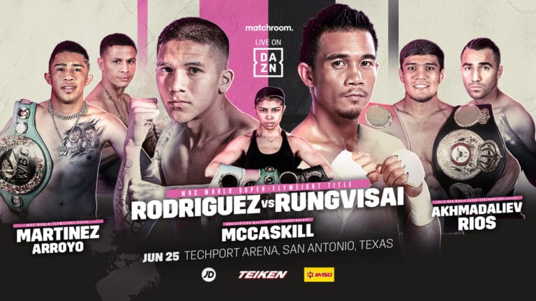 Jesse Rodriguez vs Srisaket Sor Rungvisai live on DAZN this Saturday