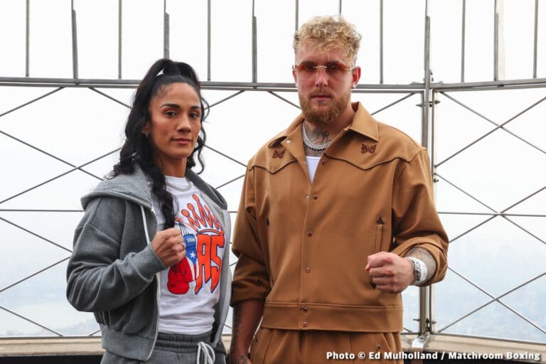 Jake Paul Offers Katie Taylor $2 Million Challenge: Rematch Amanda Serrano At 126 Pounds