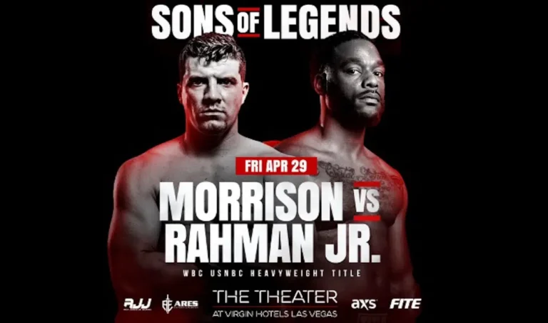 WATCH LIVE: Hasim Rahman Jr vs McKenzie Morrison - FITE TV - April 29