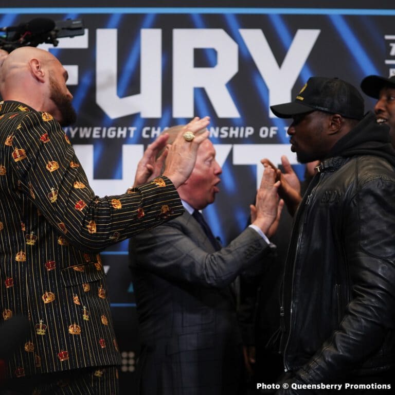 John Fury discusses his altercation at Fury-Whyte press conference