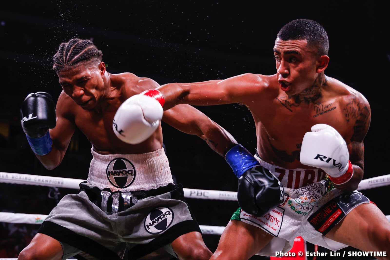 Photos: Benavidez KOs Lemieux, Gómez Dominates Cota