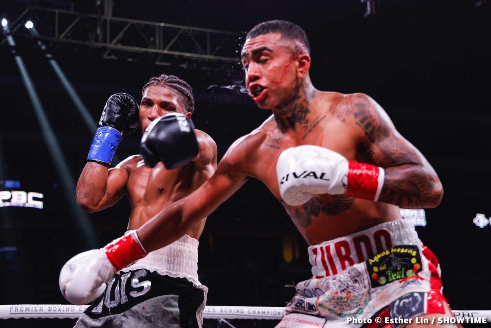 Photos: Benavidez KOs Lemieux, Gómez Dominates Cota