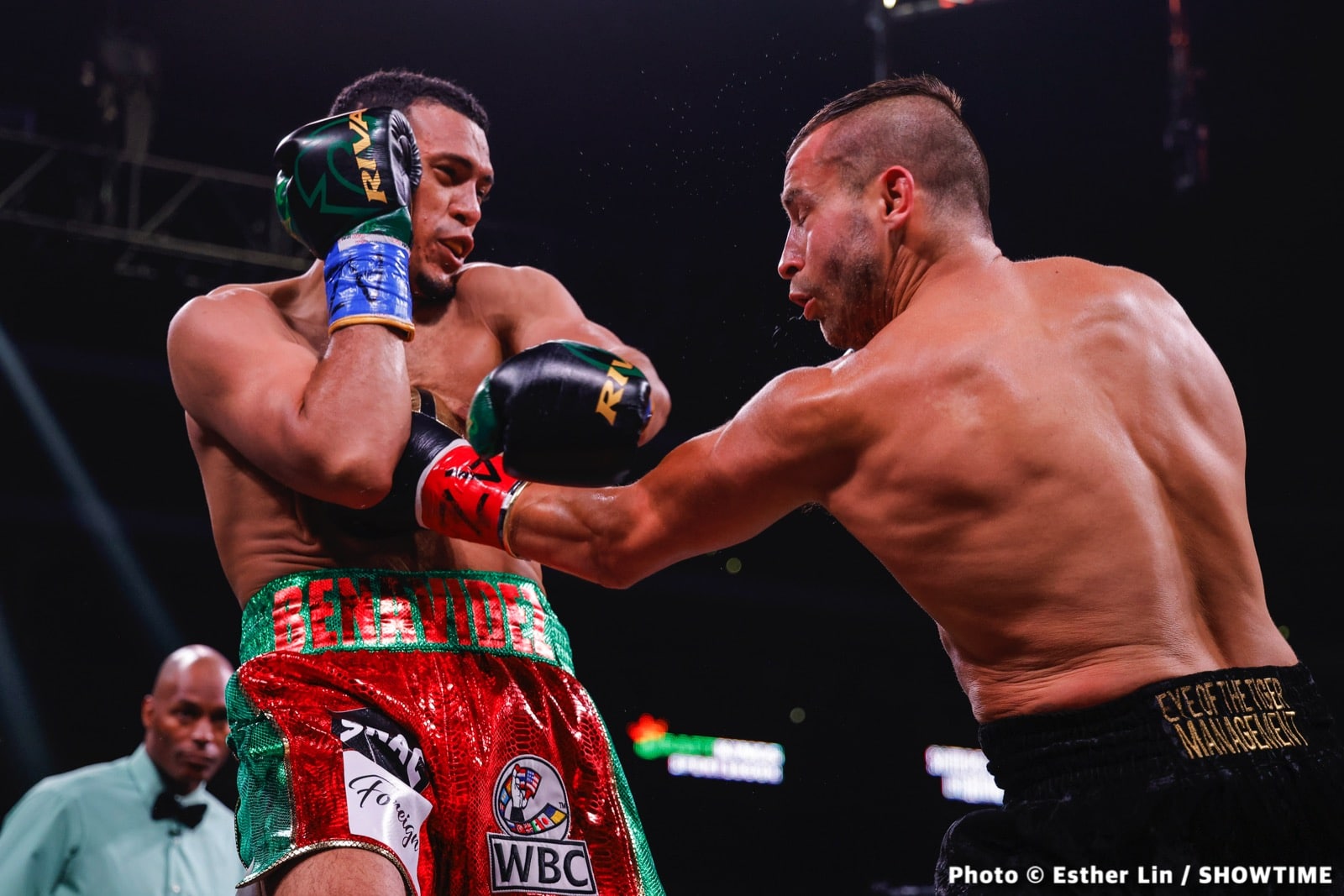 Photos: Benavidez KOs Lemieux, Gómez Dominates Cota
