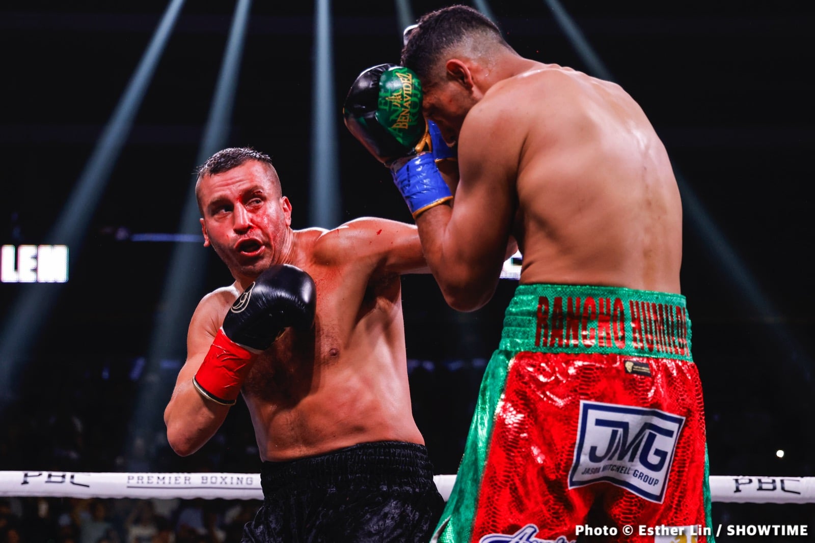 Photos: Benavidez KOs Lemieux, Gómez Dominates Cota