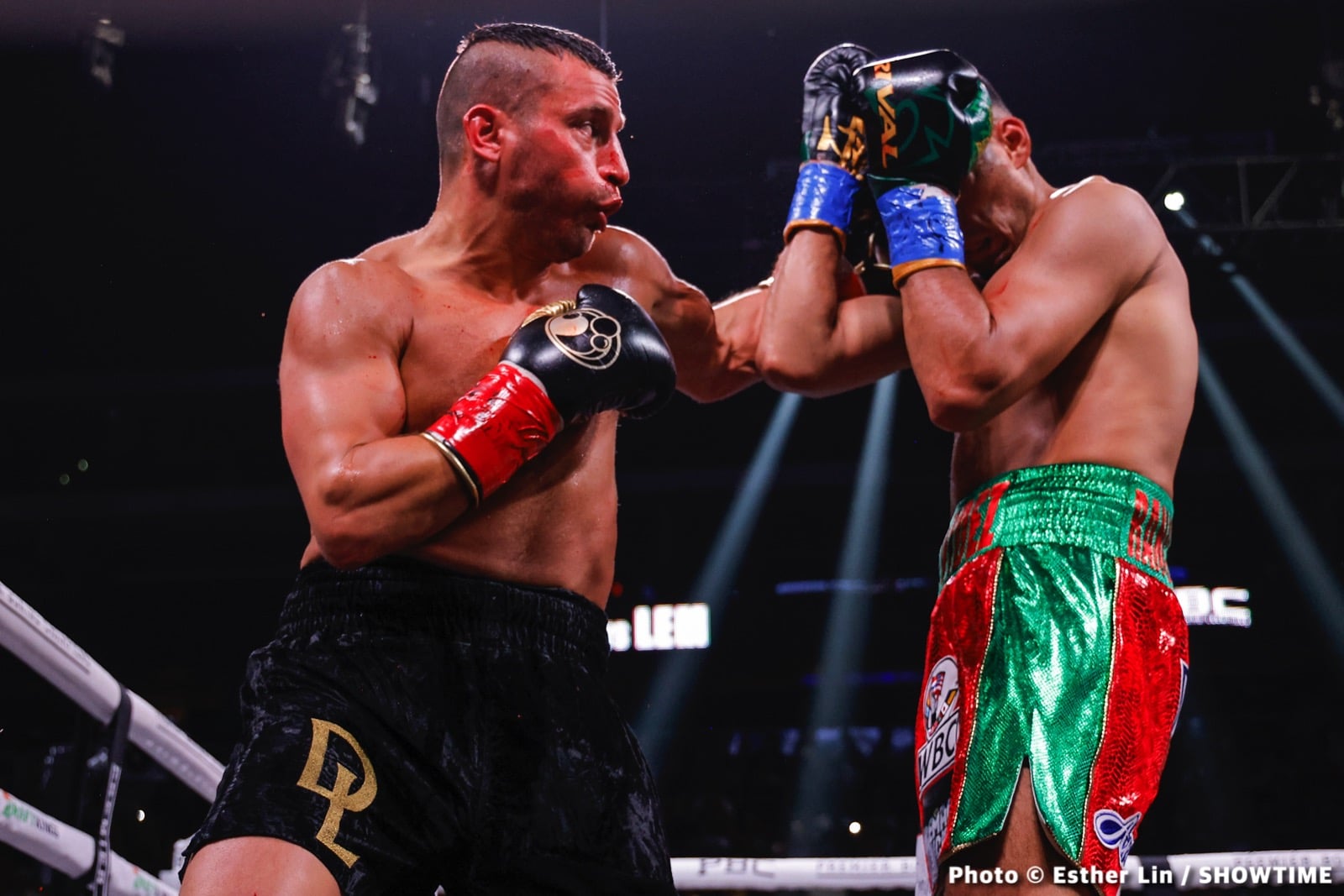 Photos: Benavidez KOs Lemieux, Gómez Dominates Cota