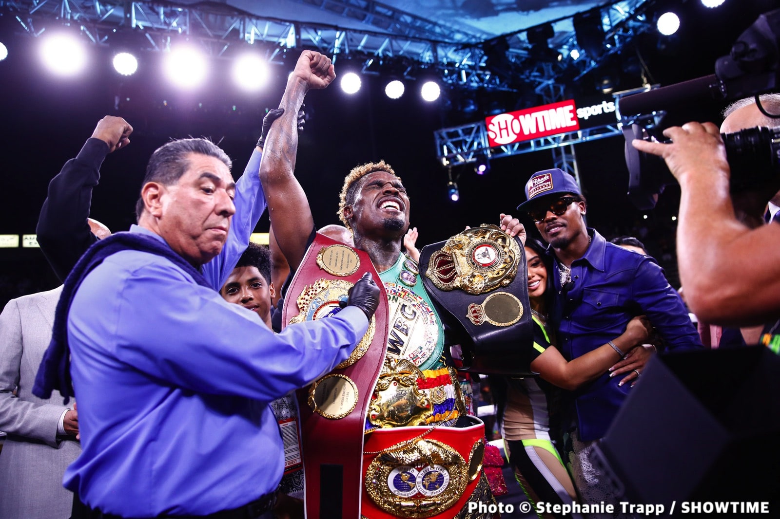 Photos: Jermell Charlo KOs Castano, Ennis Crushes Clayton!