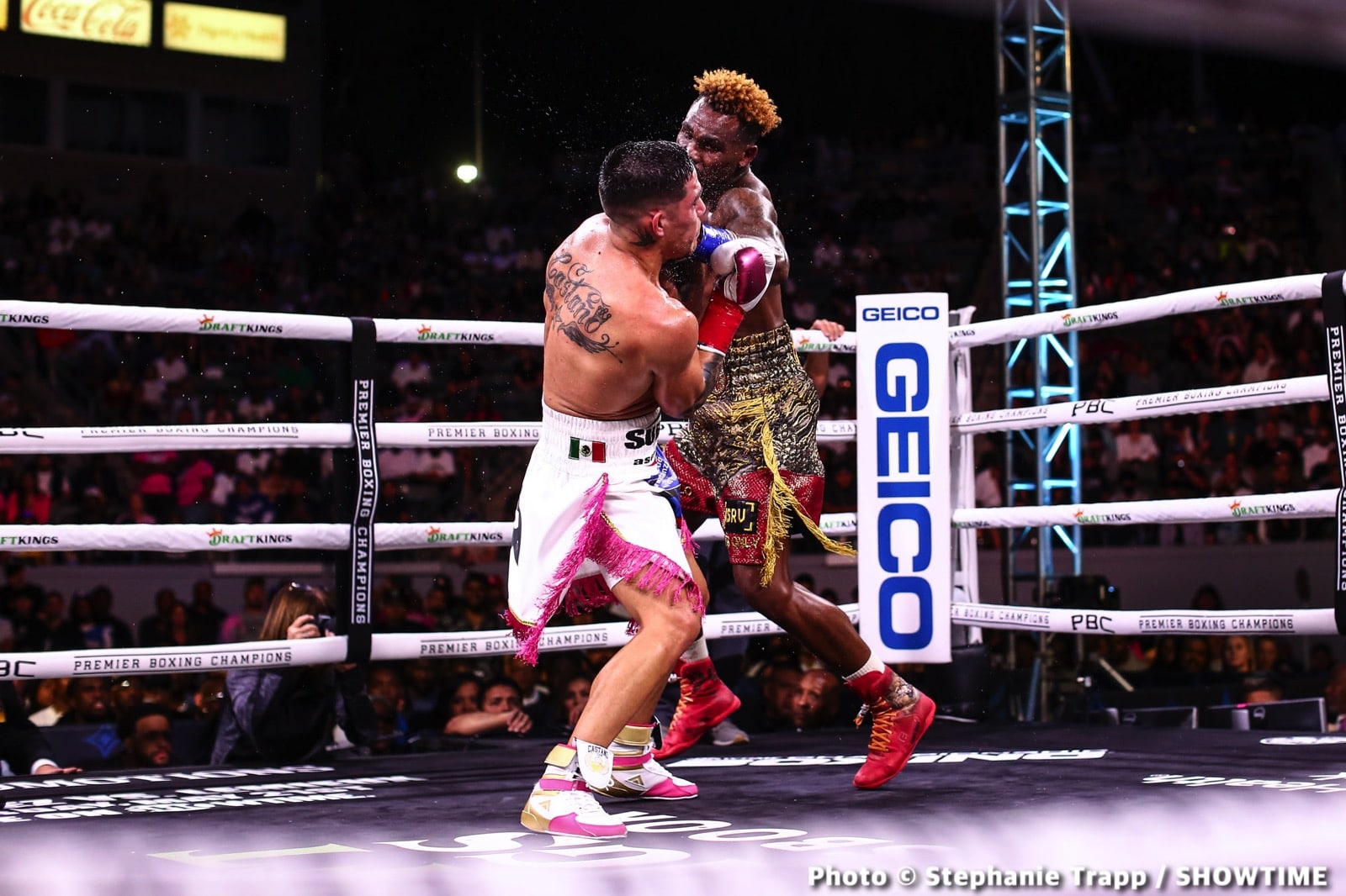 Photos: Jermell Charlo KOs Castano, Ennis Crushes Clayton!