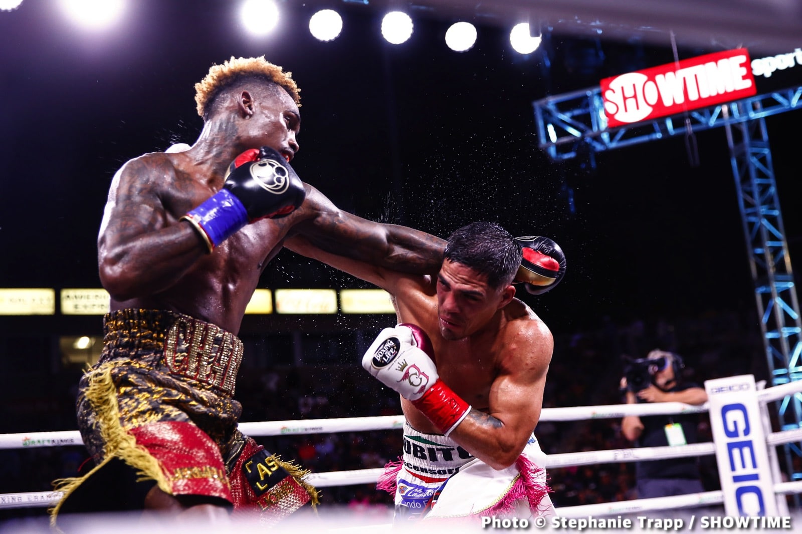 Photos: Jermell Charlo KOs Castano, Ennis Crushes Clayton!