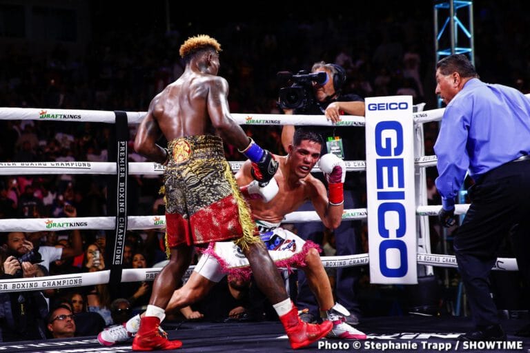 Photos: Jermell Charlo KOs Castano, Ennis Crushes Clayton!