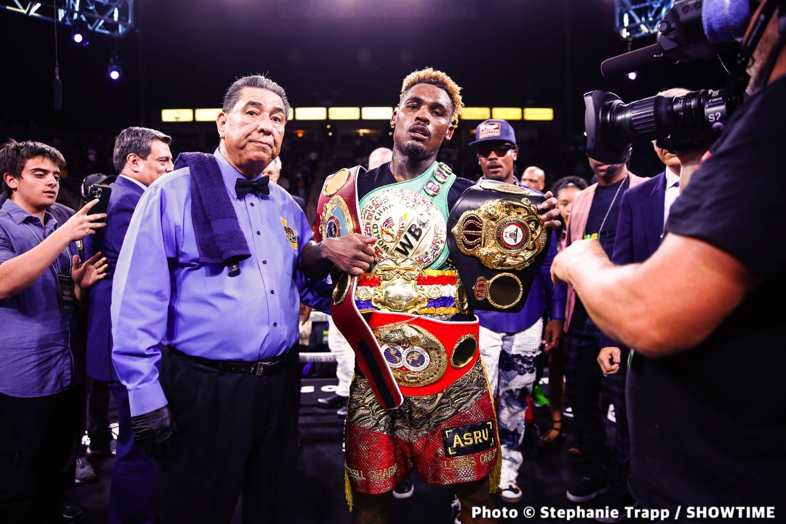 Photos: Jermell Charlo KOs Castano, Ennis Crushes Clayton!