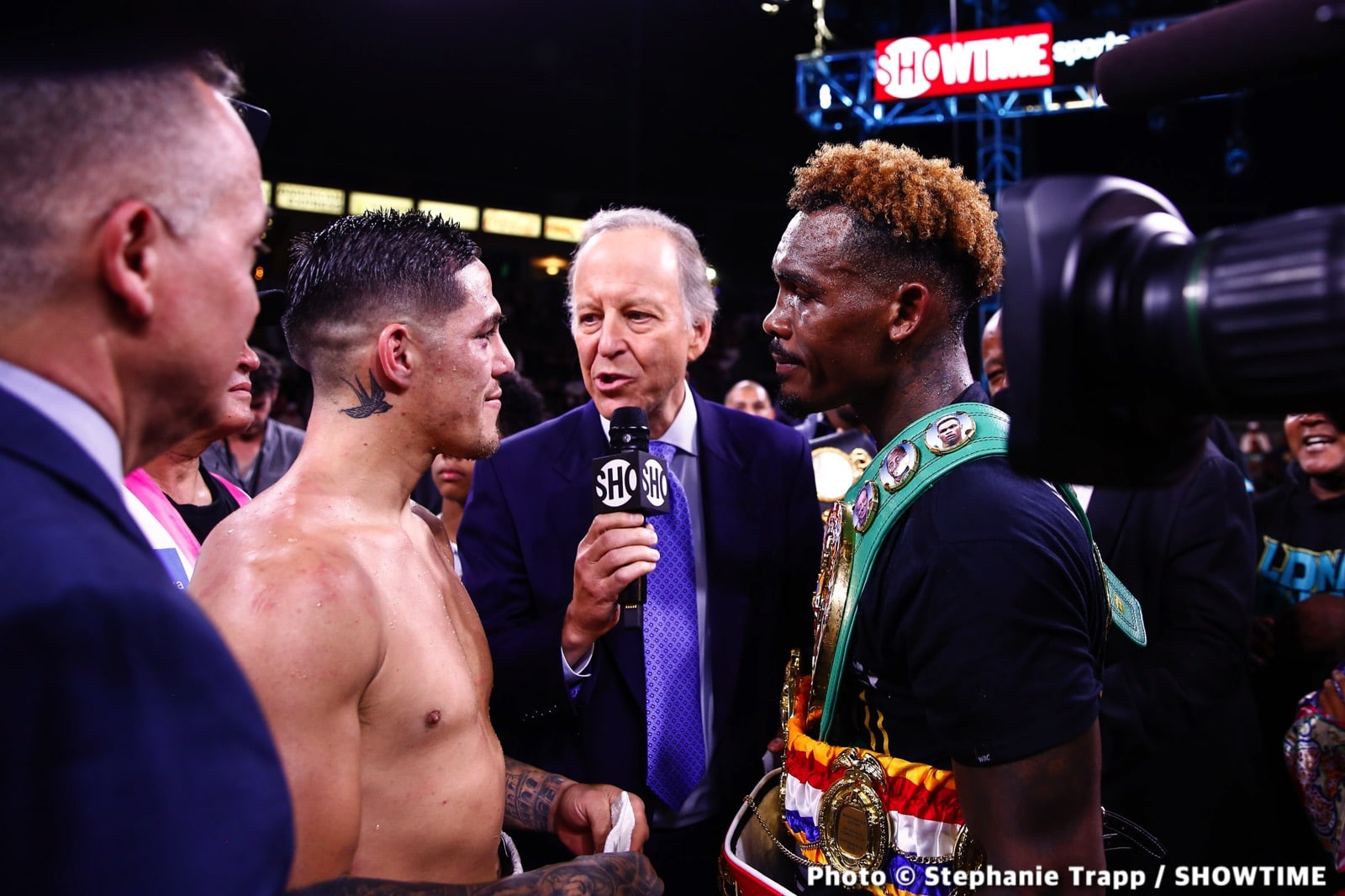 Photos: Jermell Charlo KOs Castano, Ennis Crushes Clayton!