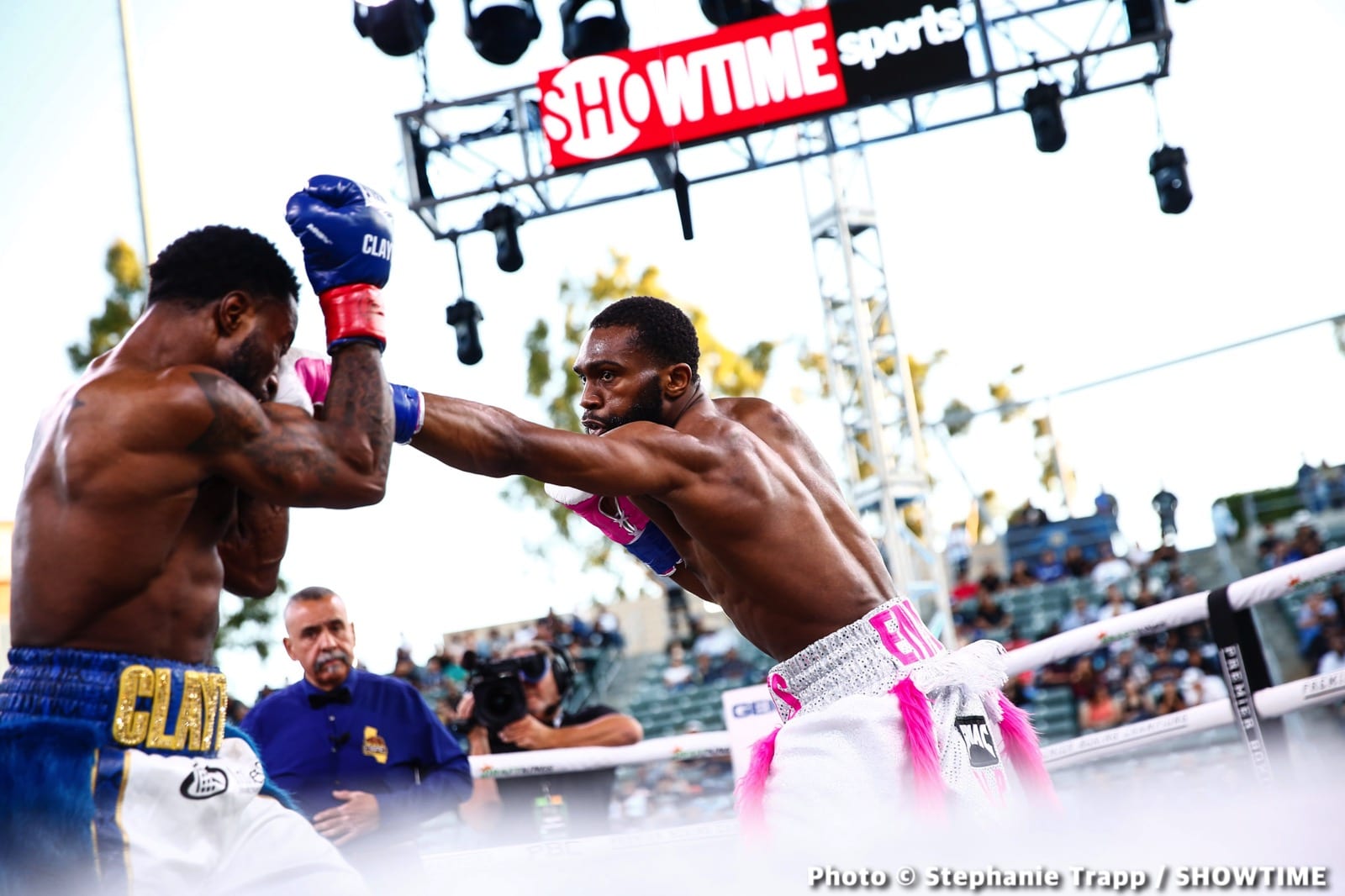 Photos: Jermell Charlo KOs Castano, Ennis Crushes Clayton!