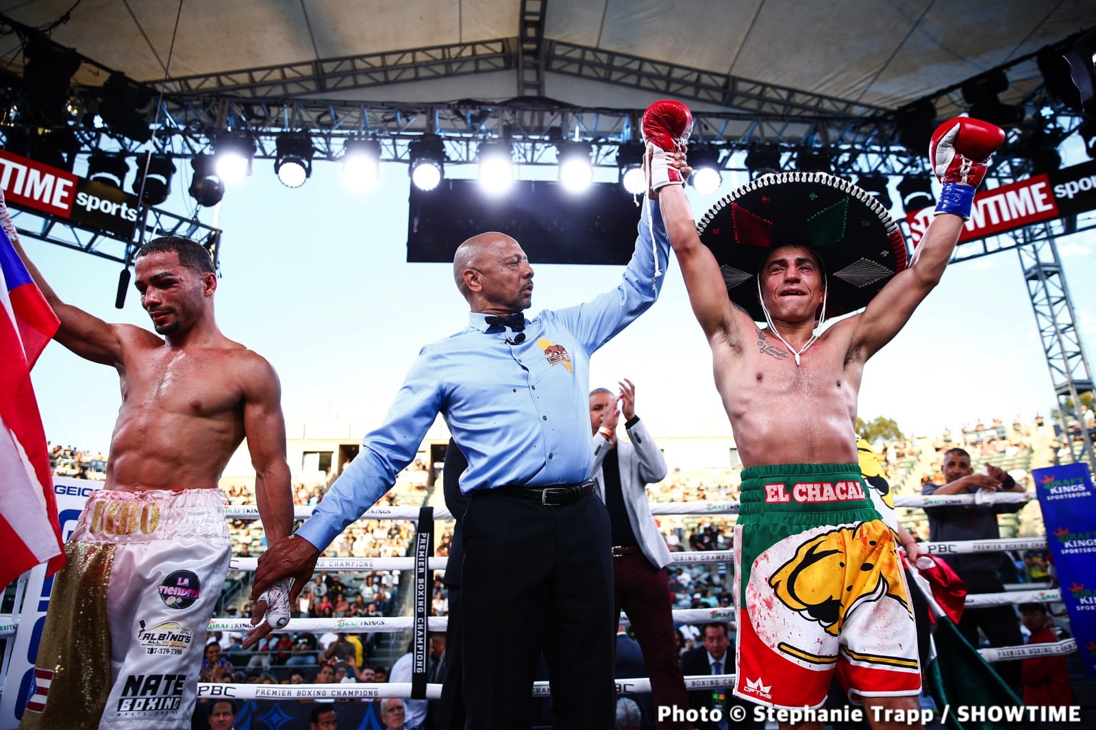 Photos: Jermell Charlo KOs Castano, Ennis Crushes Clayton!