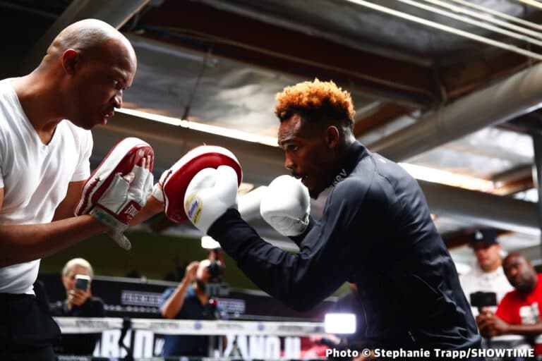 Photos / Quotes: Jermell Charlo & Jaron Ennis media workout