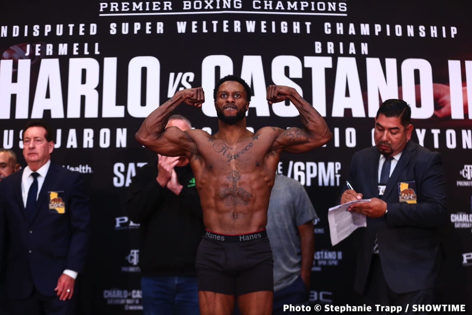 Jermell Charlo vs. Castano II - weights for Saturday on Showtime