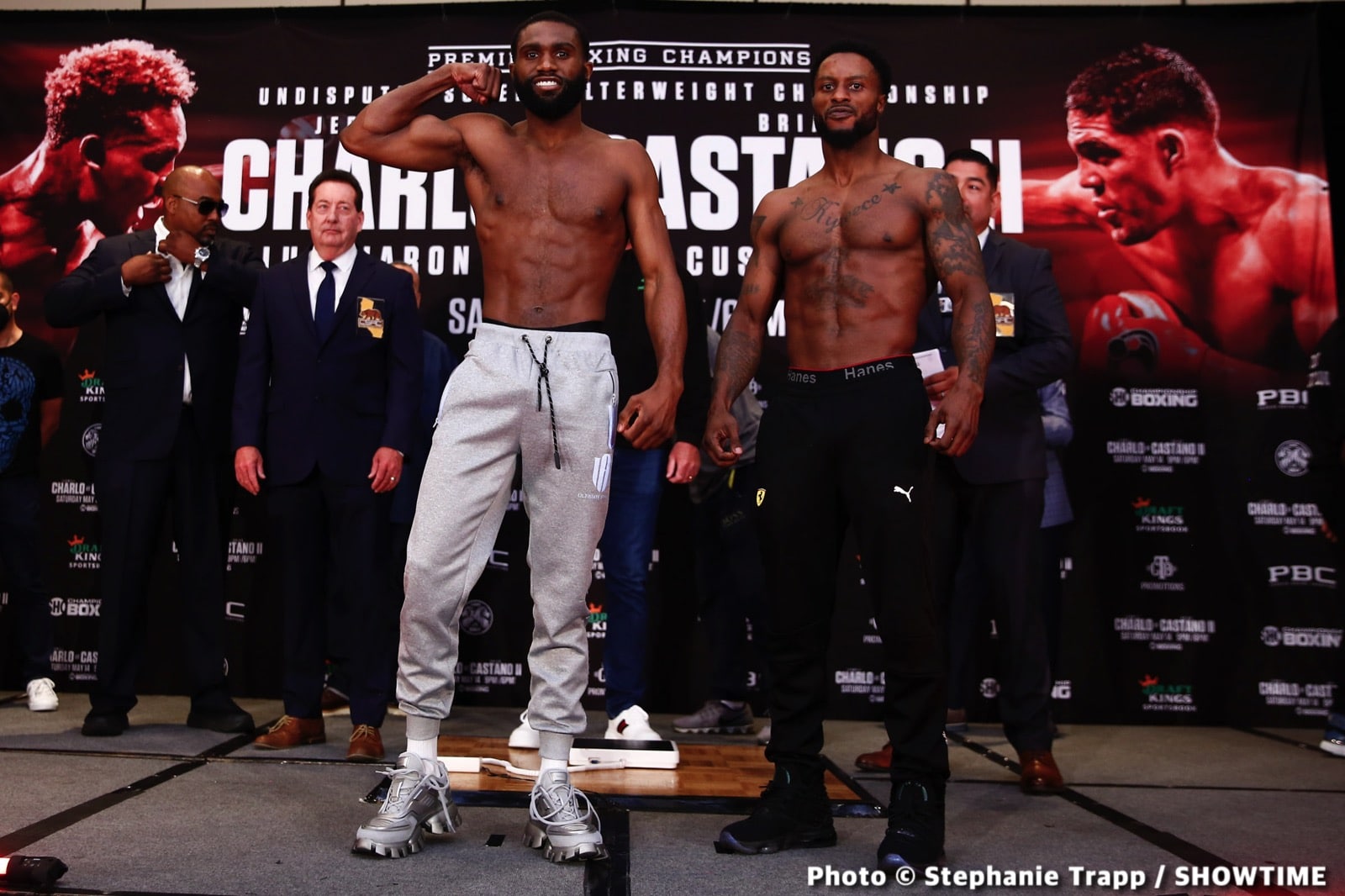 Jermell Charlo vs. Castano II - weights for Saturday on Showtime