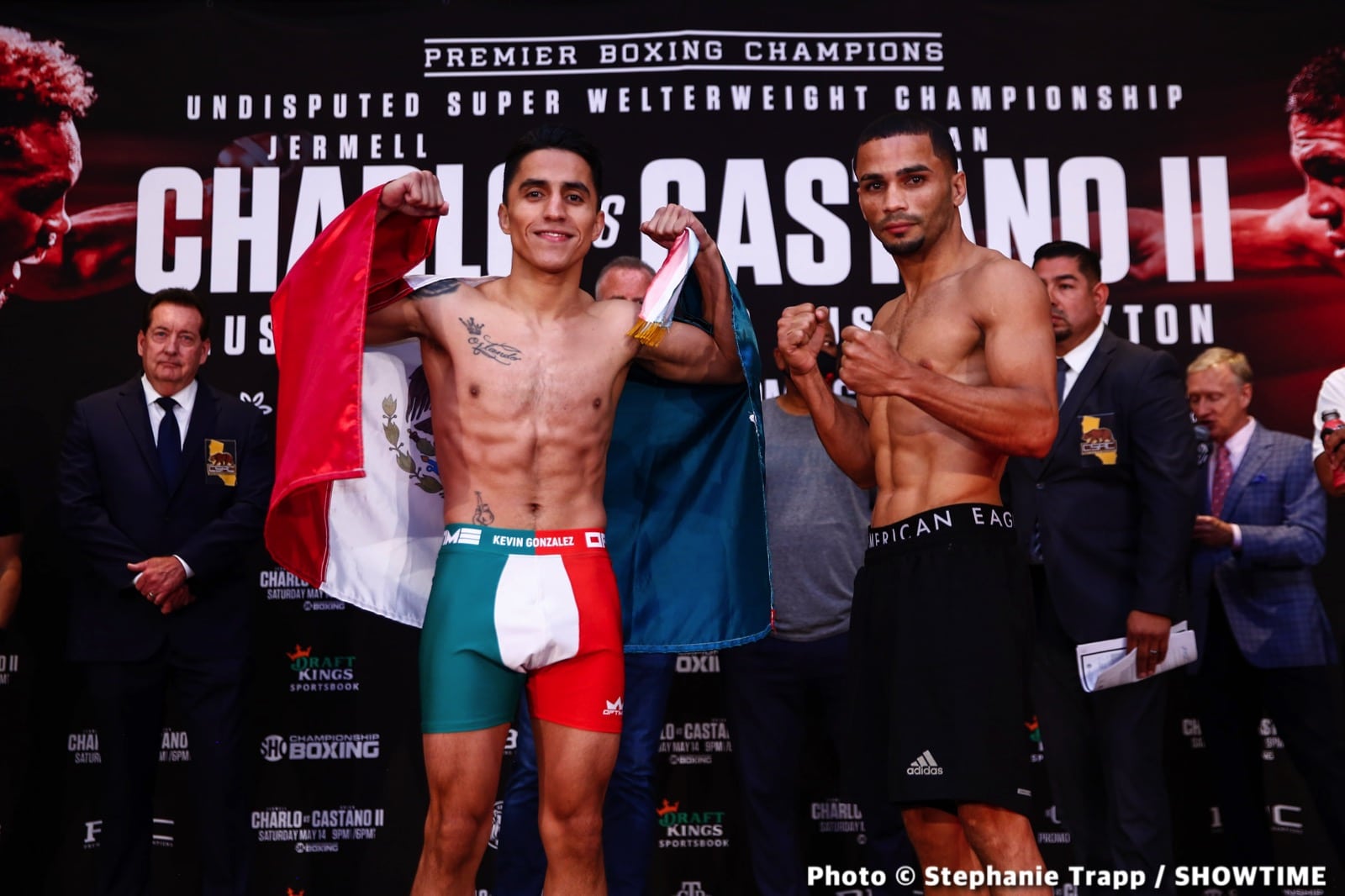 Jermell Charlo vs. Castano II - weights for Saturday on Showtime