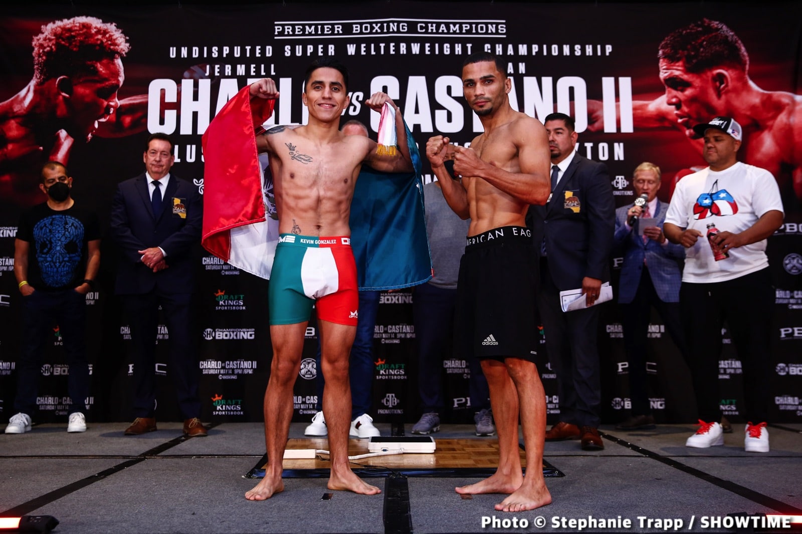Jermell Charlo vs. Castano II - weights for Saturday on Showtime