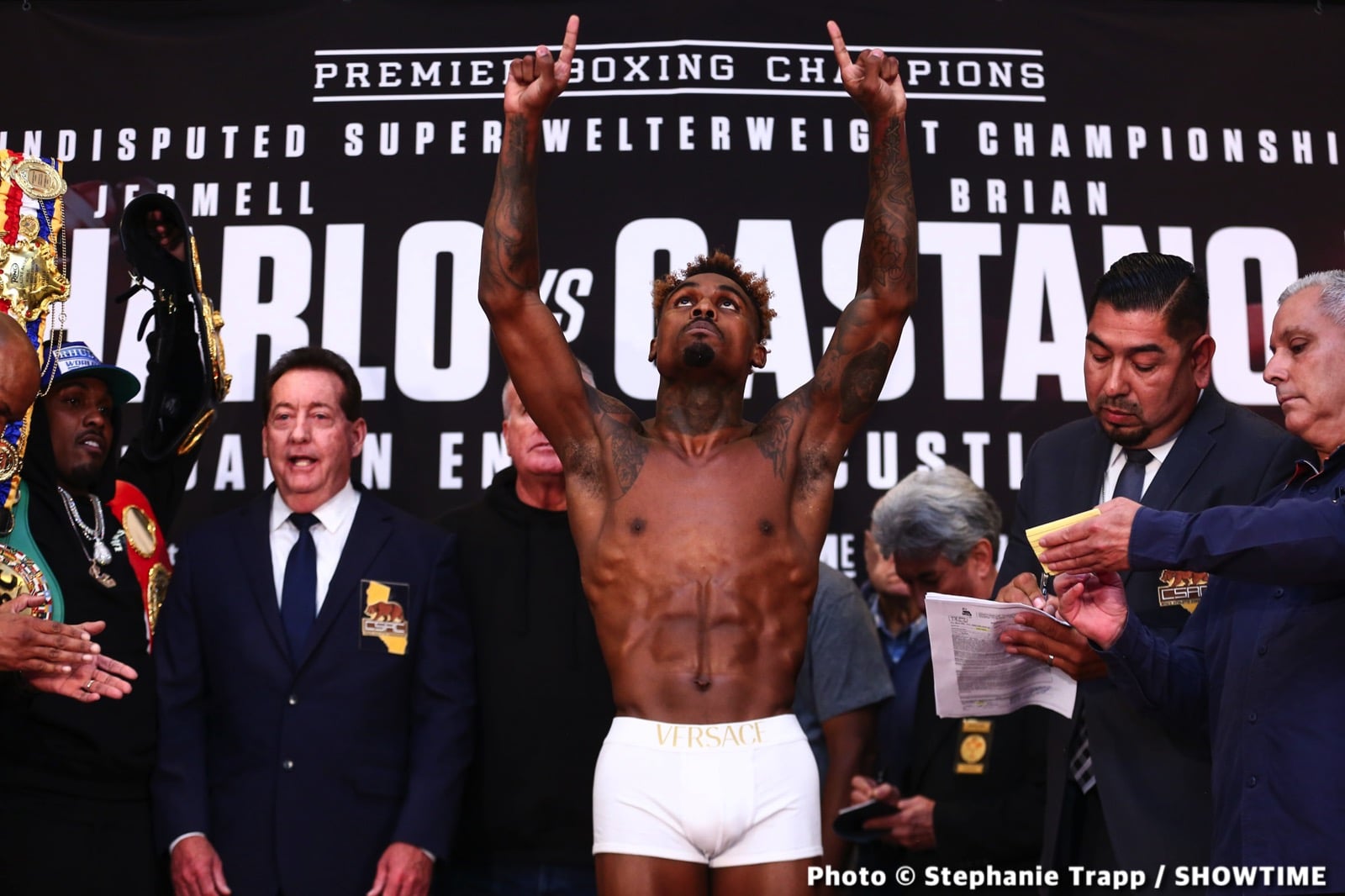 Jermell Charlo vs. Castano II - weights for Saturday on Showtime