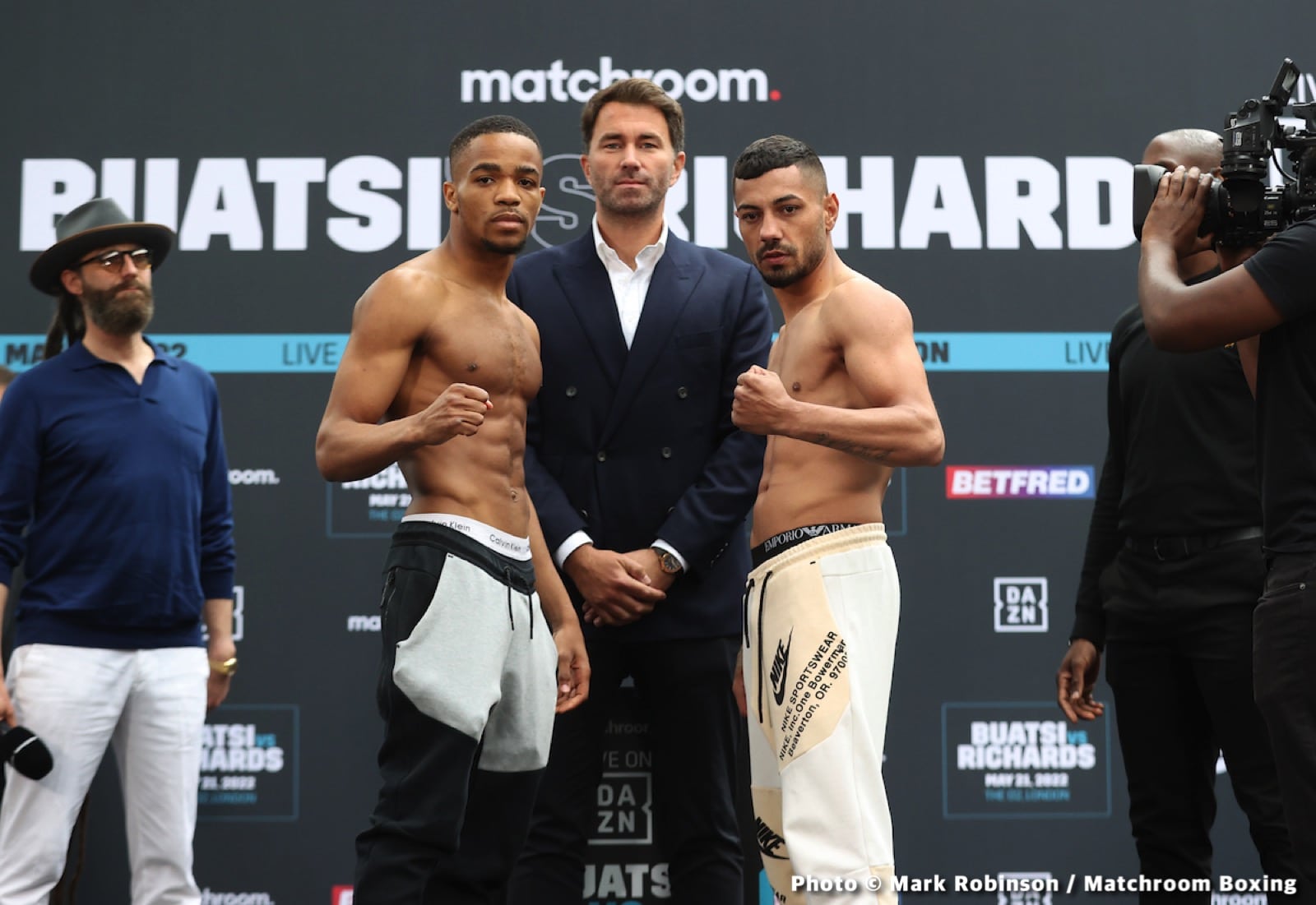 Boxing photo: Adam Balski, Alen Babic, Craig Richards, Joshua Buatsi image Joshua Buatsi vs. Craig Richards DAZN Weigh In Results