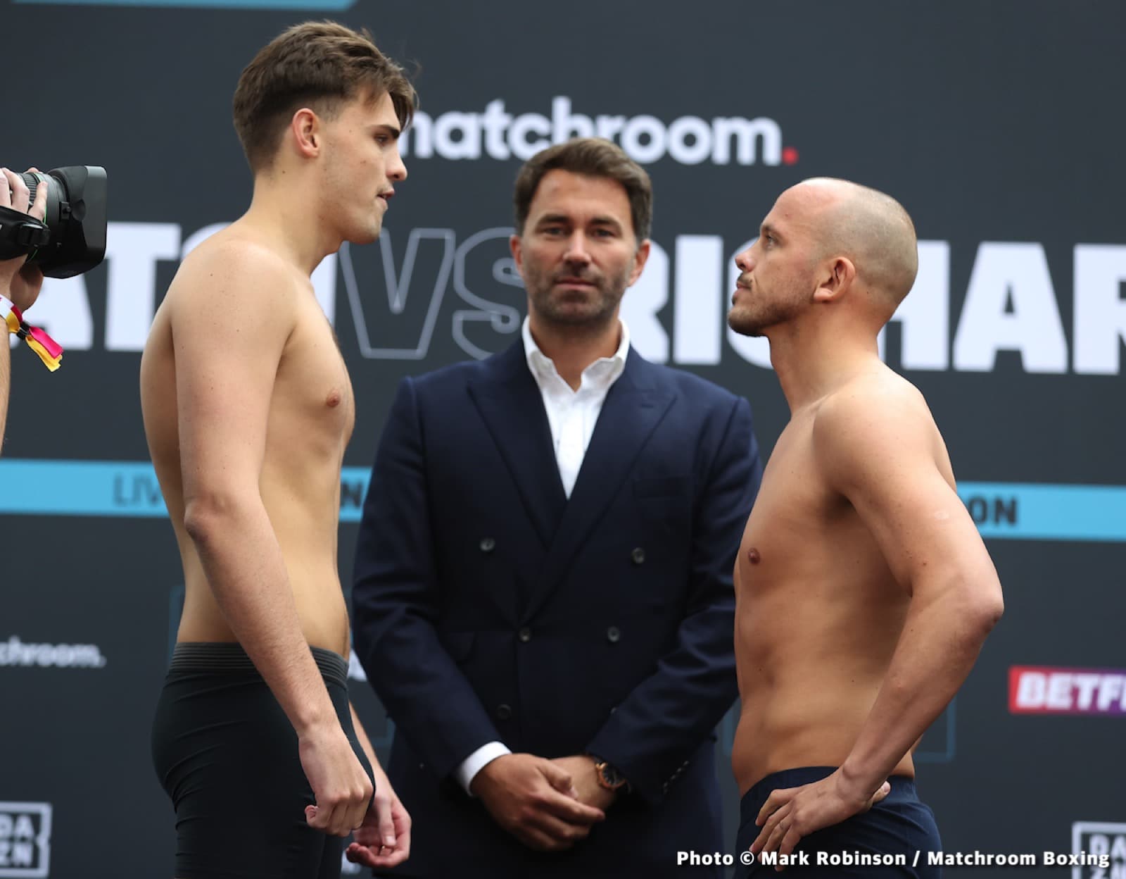 Boxing photo: Adam Balski, Alen Babic, Craig Richards, Joshua Buatsi image Joshua Buatsi vs. Craig Richards DAZN Weigh In Results