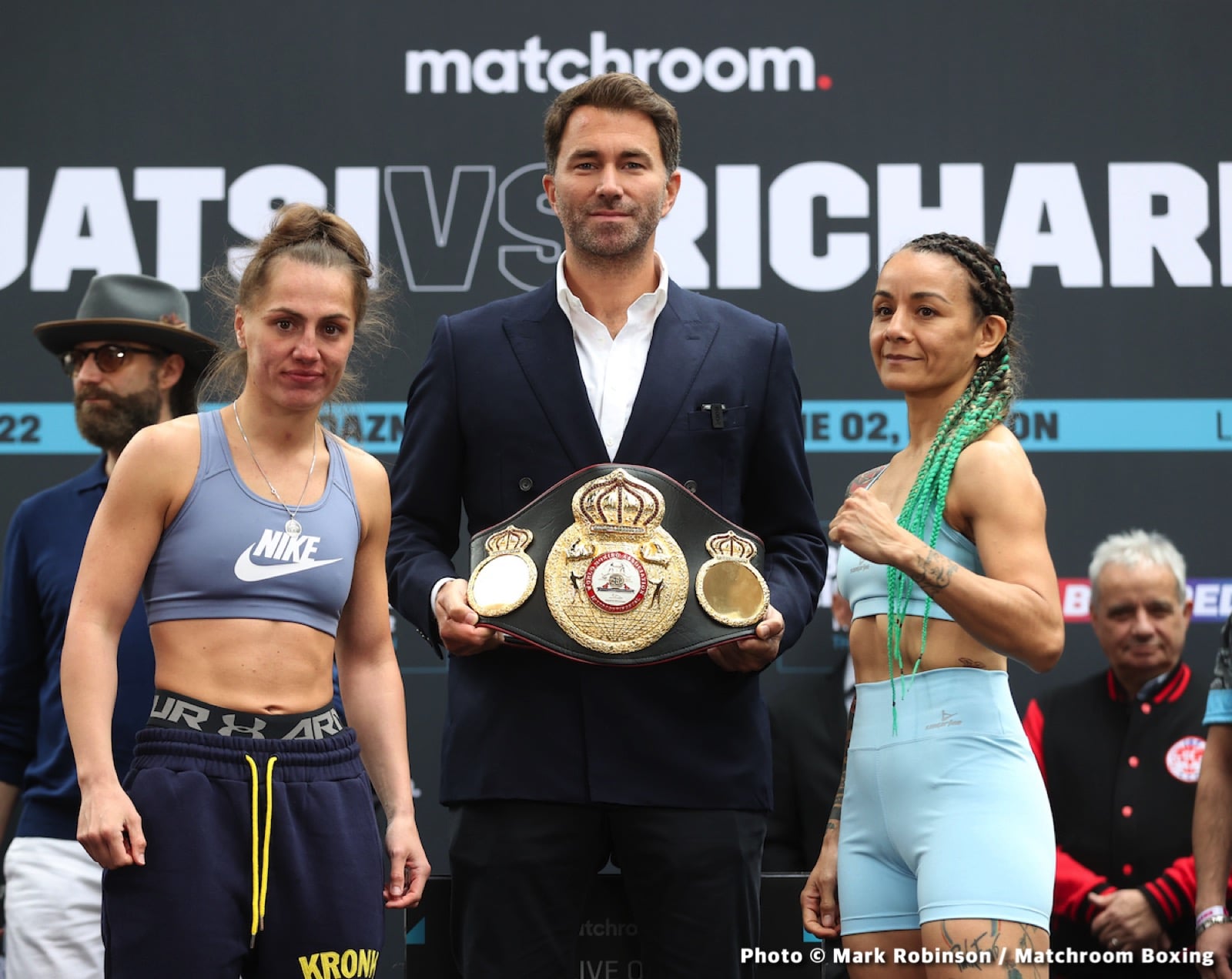 Boxing photo: Adam Balski, Alen Babic, Craig Richards, Joshua Buatsi image Joshua Buatsi vs. Craig Richards DAZN Weigh In Results