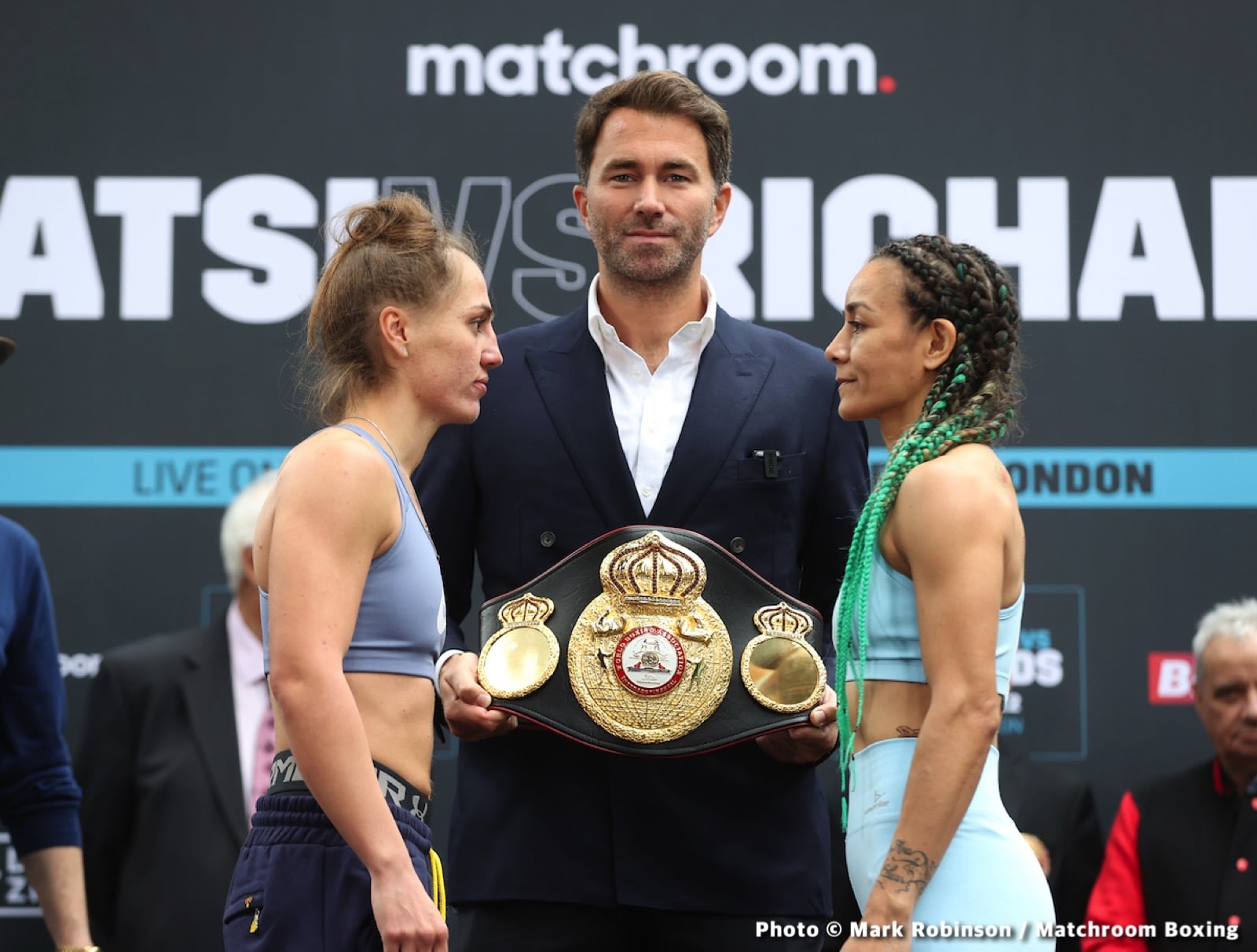 Boxing photo: Adam Balski, Alen Babic, Craig Richards, Joshua Buatsi image Joshua Buatsi vs. Craig Richards DAZN Weigh In Results