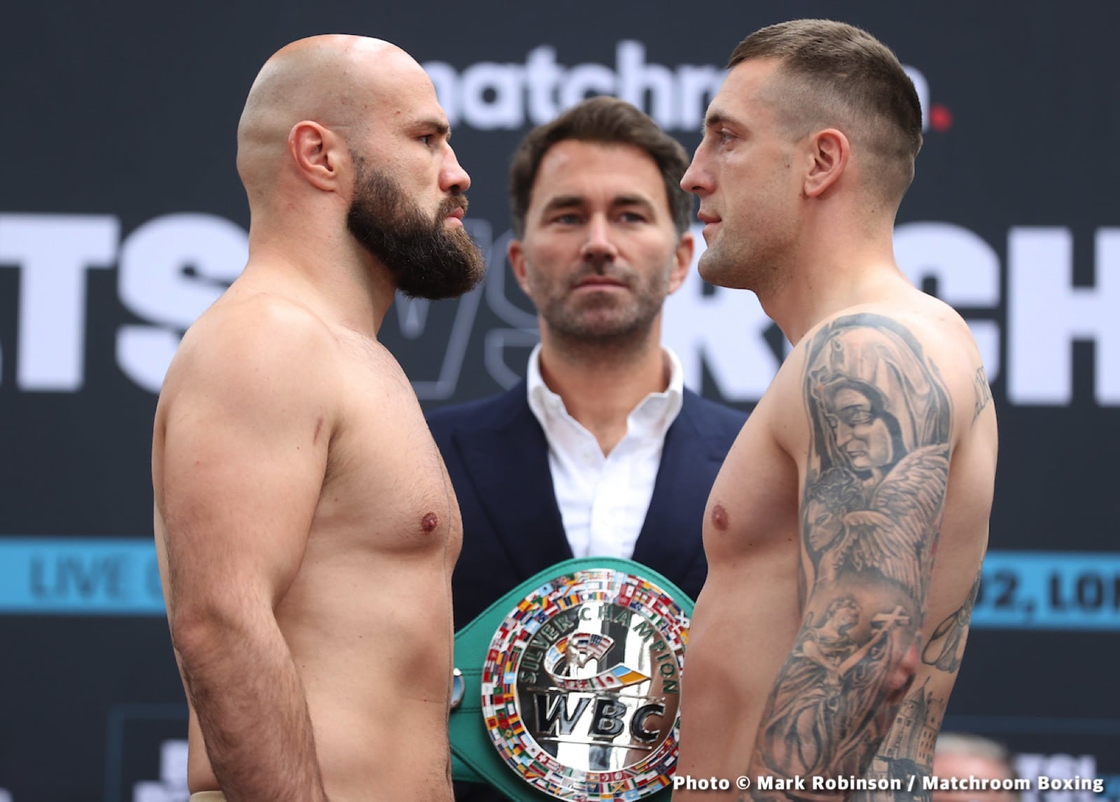 Boxing photo: Adam Balski, Alen Babic, Craig Richards, Joshua Buatsi image Joshua Buatsi vs. Craig Richards DAZN Weigh In Results