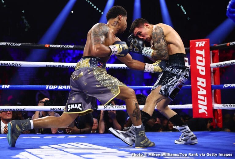 Oscar Valdez vs. Shakur Stevenson - LIVE action results from Las Vegas