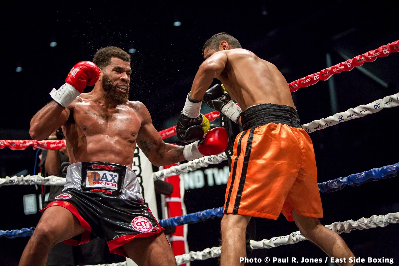 Anthony Peterson, Saul Corral boxing image / photo