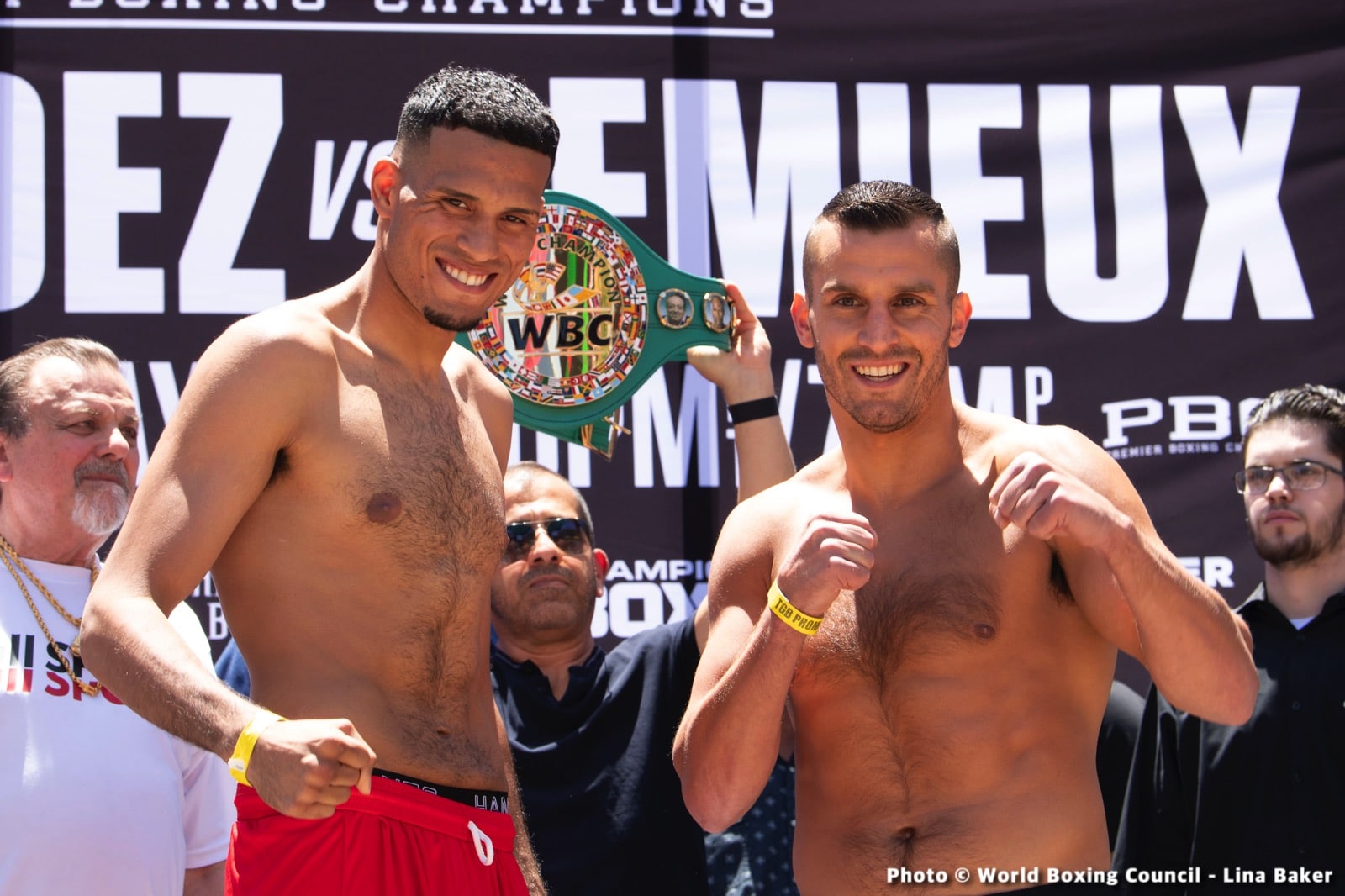 David Benavidez vs. David Lemieux - Showtime Weights