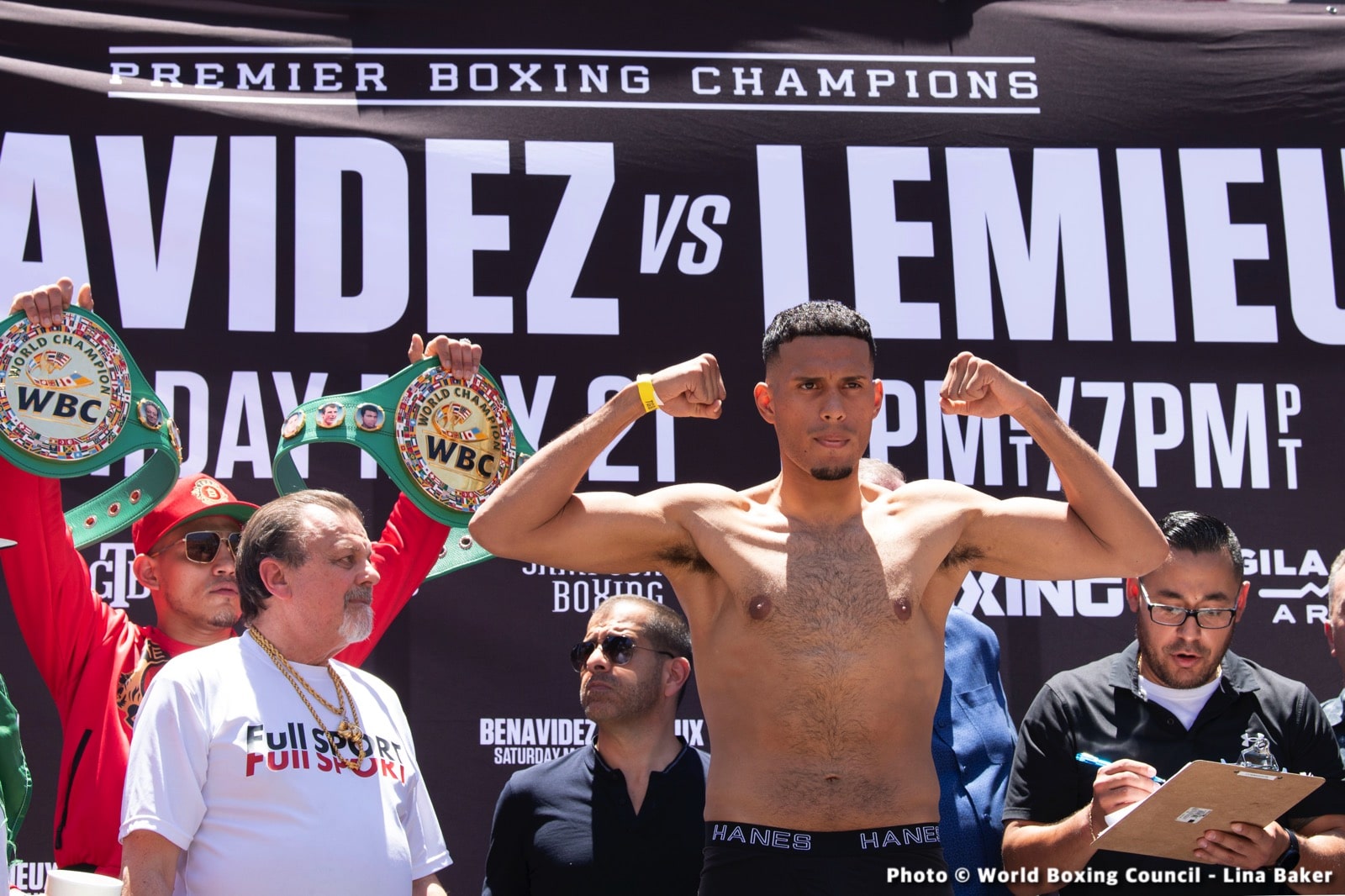 David Benavidez vs. David Lemieux - Showtime Weights