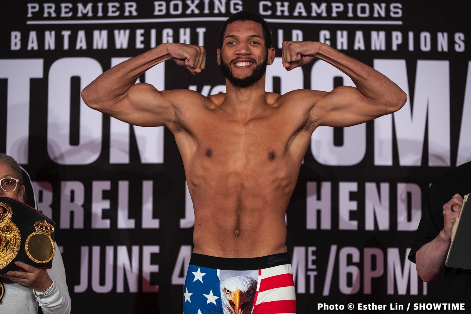 Boxing photo: Danny Roman, David Morrell Jr, Stephen Fulton Jr image Fulton Jr - Roman - Showtime Weights & Photos