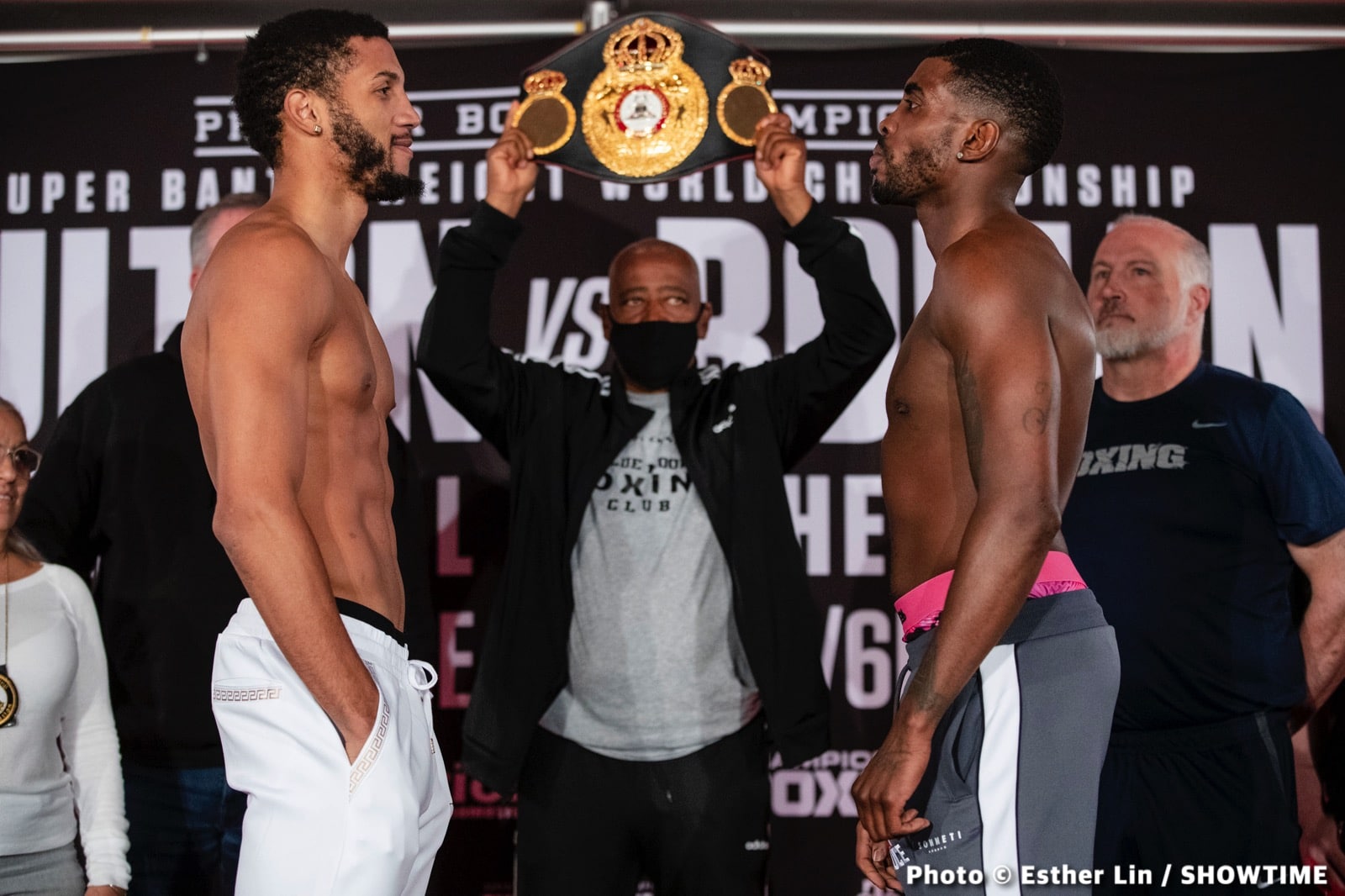 Boxing photo: Danny Roman, David Morrell Jr, Stephen Fulton Jr image Fulton Jr - Roman - Showtime Weights & Photos