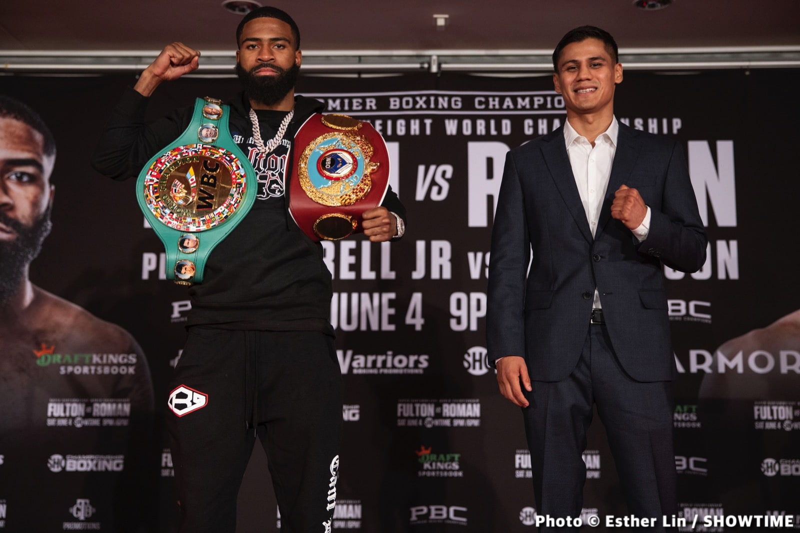 Boxing photo: Danny Roman, David Morrell Jr, Stephen Fulton Jr image Fulton Jr - Roman - Showtime Weights & Photos