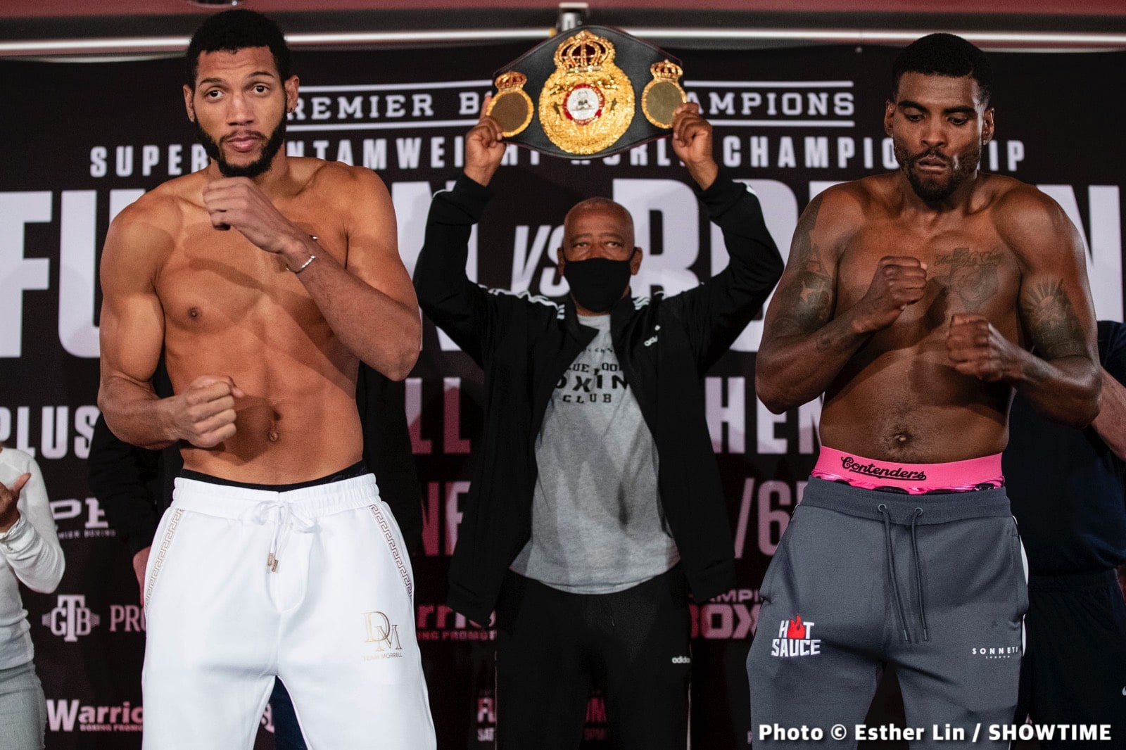 Boxing photo: Danny Roman, David Morrell Jr, Stephen Fulton Jr image Fulton Jr - Roman - Showtime Weights & Photos