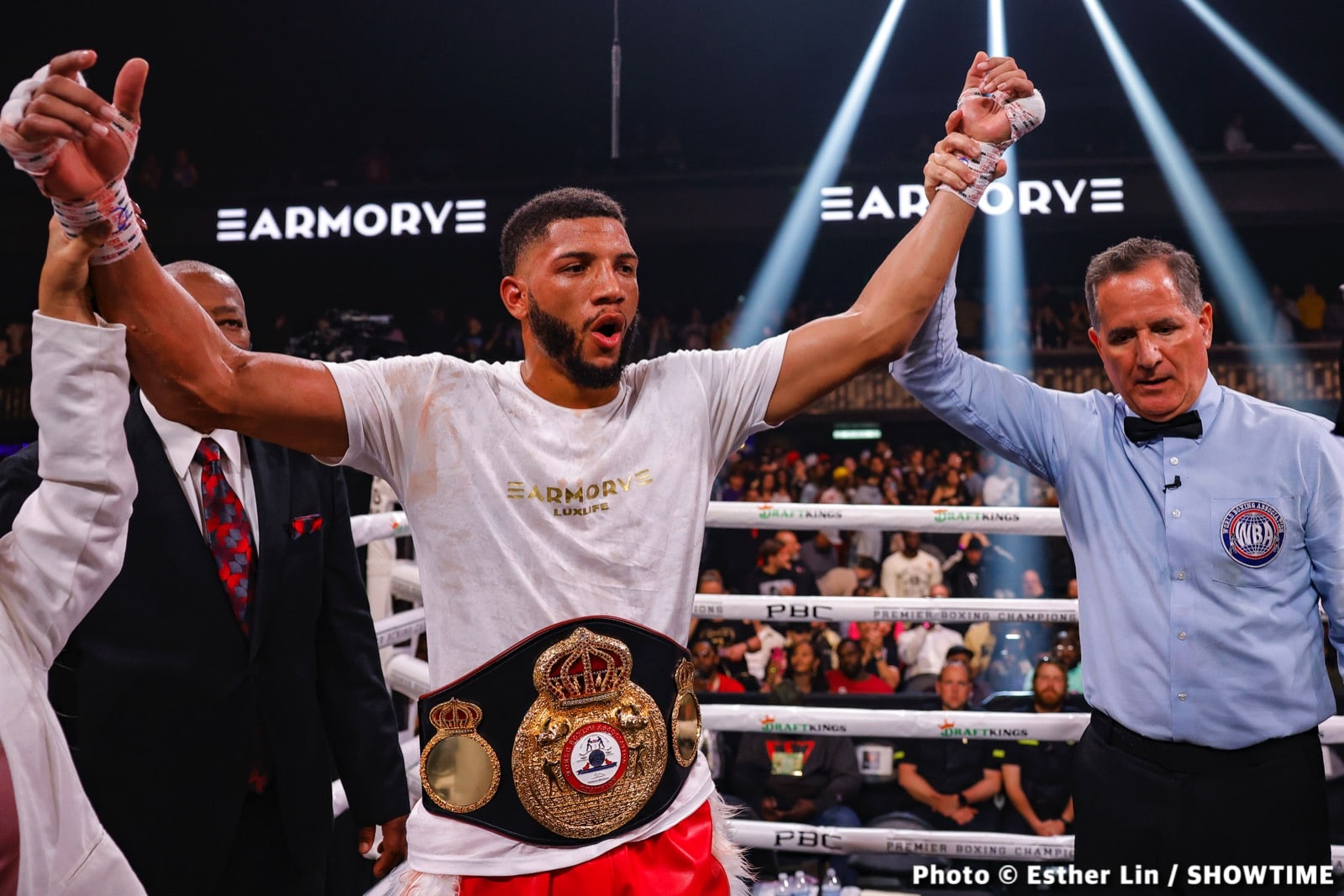 Boxing photo: David Morrell Jr, Stephen Fulton image Stephen Fulton & Cuban Sensation Morrell Jr. Delivered The Goods at the Armory - Boxing Results