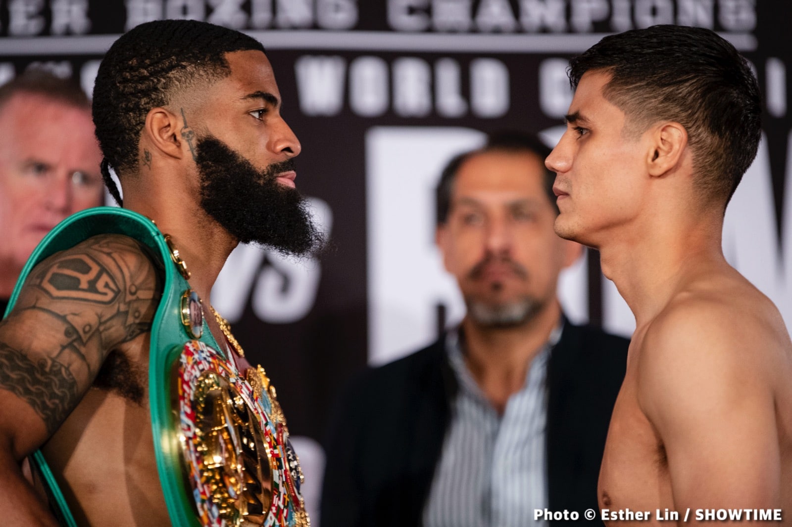 Boxing photo: Danny Roman, David Morrell Jr, Stephen Fulton Jr image Fulton Jr - Roman - Showtime Weights & Photos