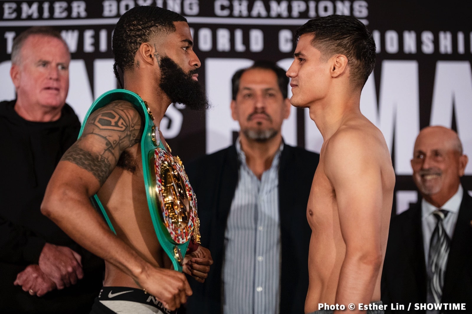 Boxing photo: Danny Roman, David Morrell Jr, Stephen Fulton Jr image Fulton Jr - Roman - Showtime Weights & Photos