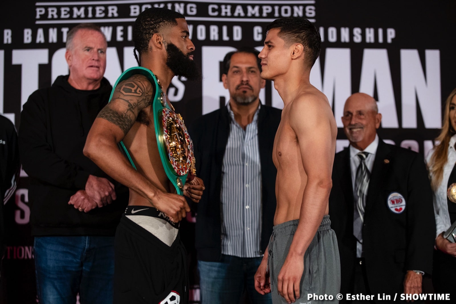 Boxing photo: Danny Roman, David Morrell Jr, Stephen Fulton Jr image Fulton Jr - Roman - Showtime Weights & Photos
