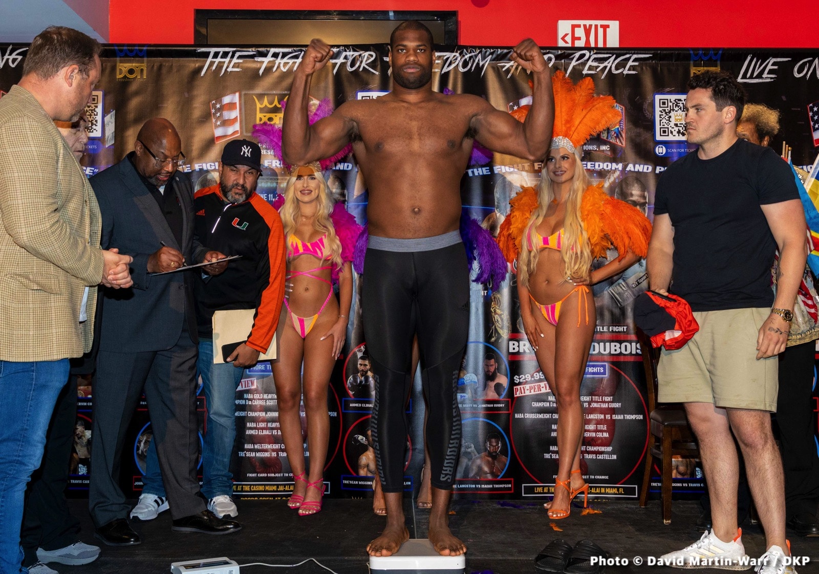 Boxing photo: Daniel Dubois, Trevor Bryan image Bryan vs Dubios Official BT Sport Weigh In Results