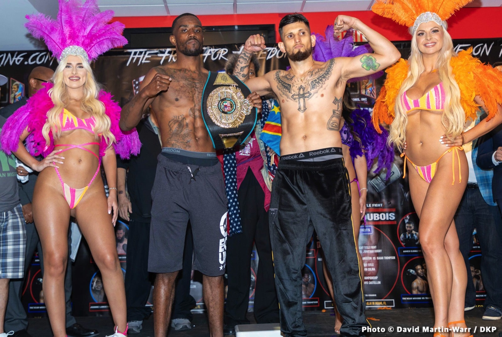 Boxing photo: Daniel Dubois, Trevor Bryan image Bryan vs Dubios Official BT Sport Weigh In Results