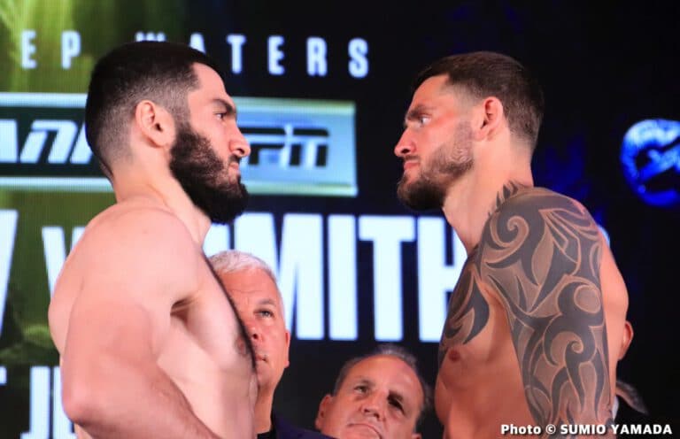 Artur Beterbiev vs. Joe Smith Jr - ESPN Weights