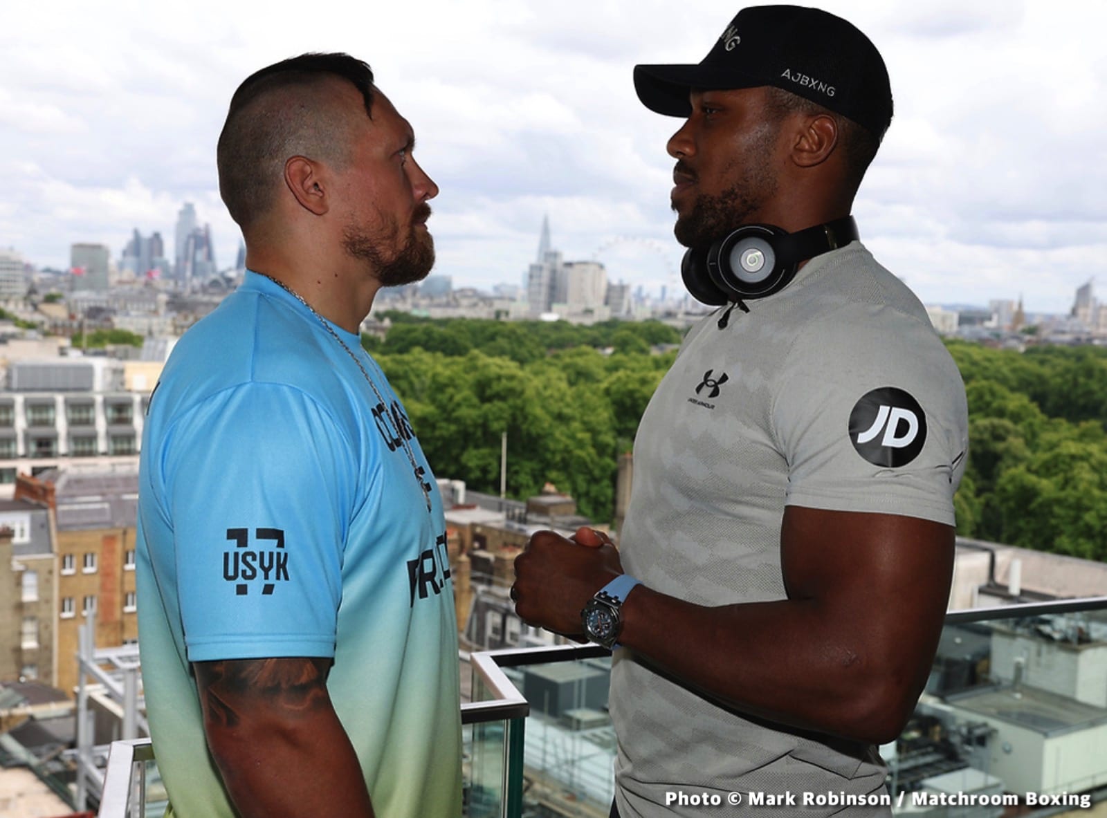 Boxing photo: Alexander Usyk, Anthony Joshua image Anthony Joshua vs Usyk DAZN Weights