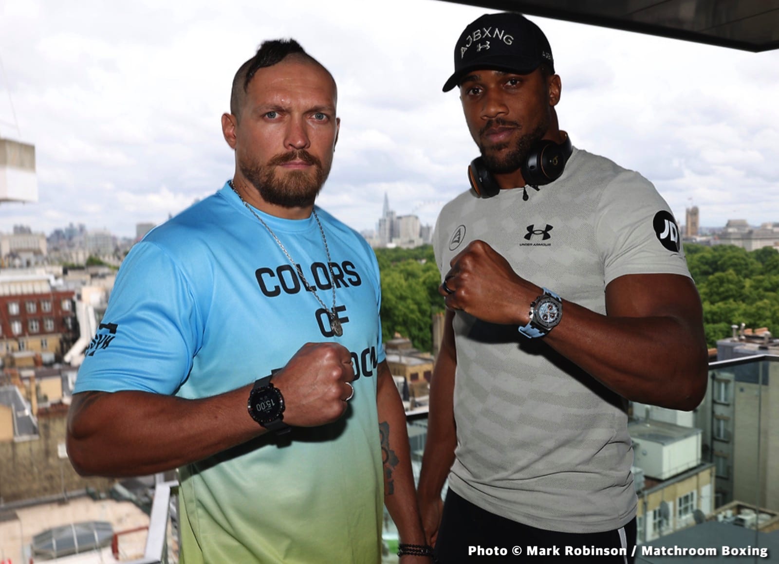 Boxing photo: Alexander Usyk, Anthony Joshua image Anthony Joshua vs Usyk DAZN Weights