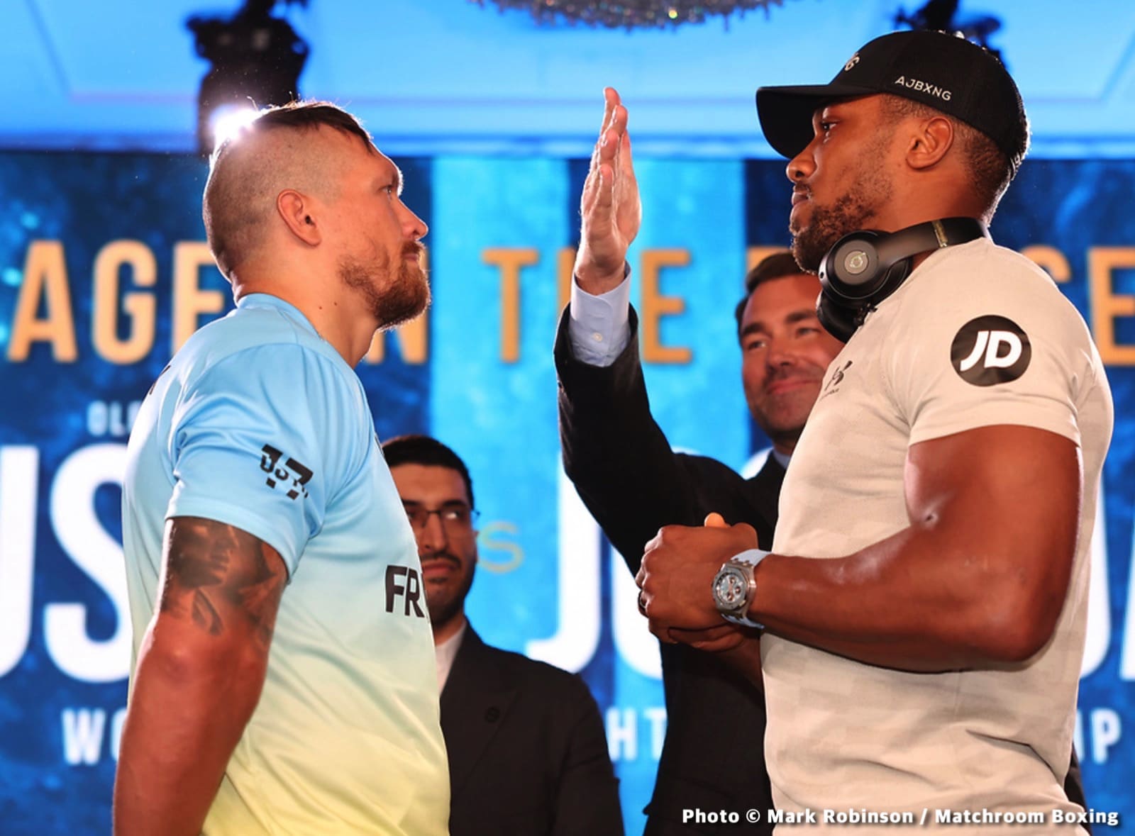 Boxing photo: Alexander Usyk, Anthony Joshua image Anthony Joshua vs Usyk DAZN Weights