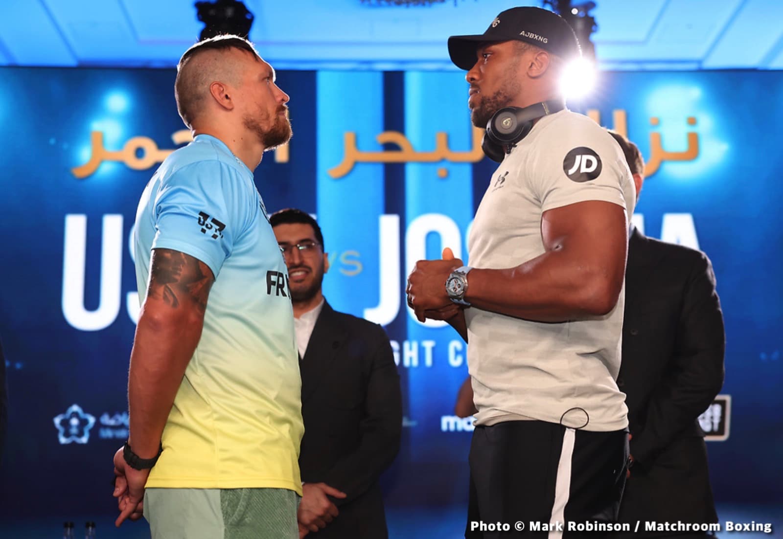 Boxing photo: Alexander Usyk, Anthony Joshua image Anthony Joshua vs Usyk DAZN Weights