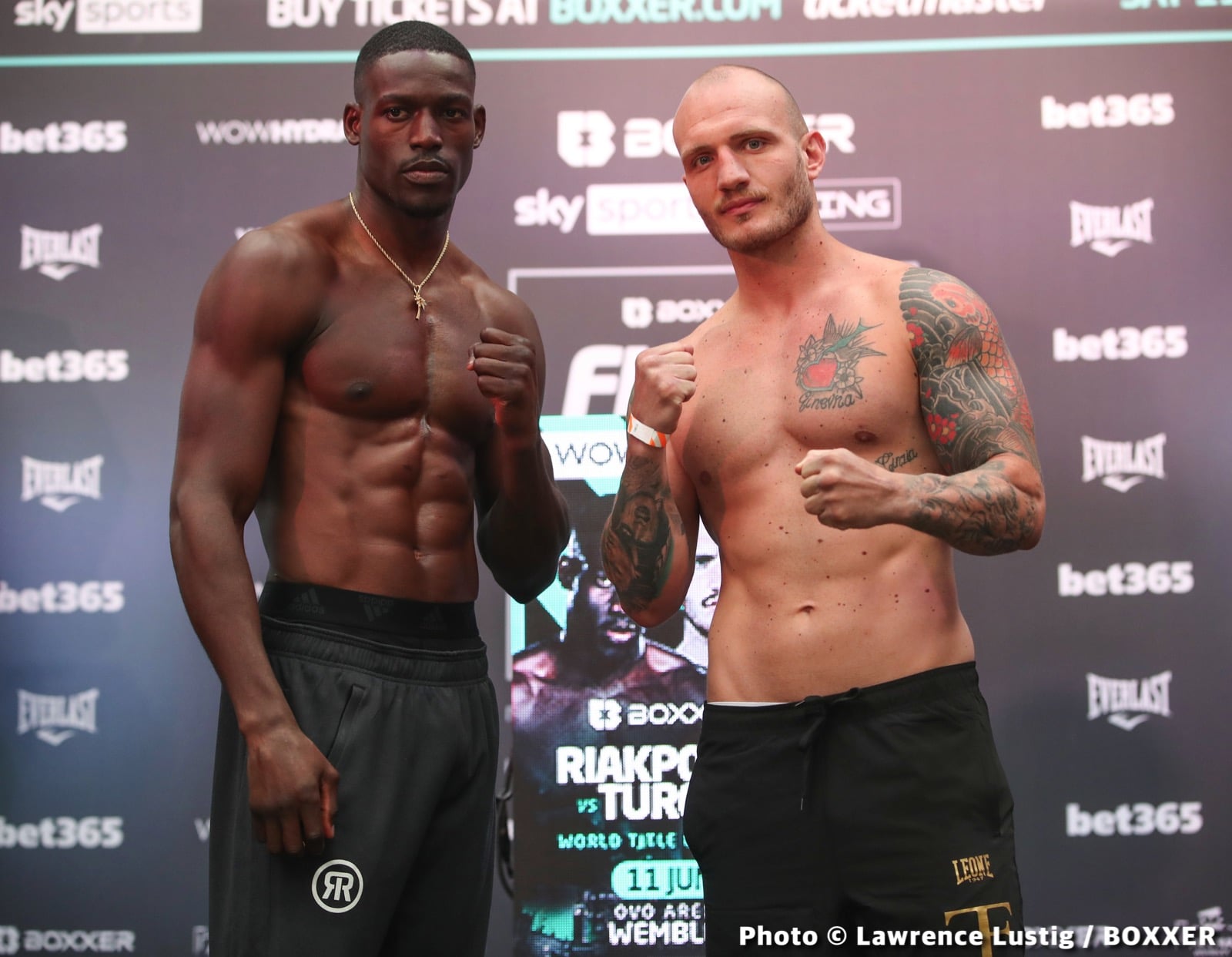 Riakporhe vs Turchi Official Sky Sports Weigh In Results